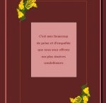 Message de sympathies